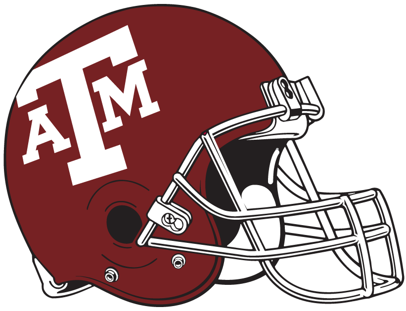 Texas A&M Aggies 1978-Pres Helmet Logo t shirts DIY iron ons